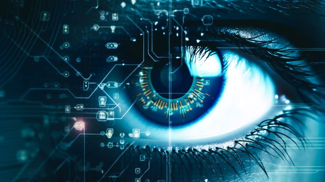 Symbolbild Künstliche Intelligenz und Auge
