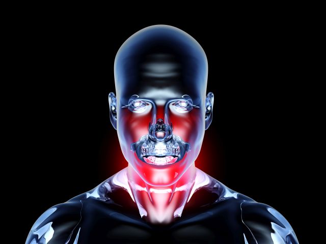 3D-Illustration eines Menschen ab der Schulterpartie aufwärts mit rot hervorgehobenem Halsbereich zur Darstellung von Kopf-Hals-Tumoren. Eine Studie hat nun untersucht, welche Patienten mit Kopf-Hals-Tumoren am meisten von Cetuximab profitieren können.