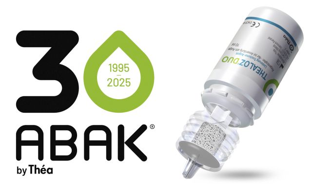 Schriftzug mit ABAK-Flasche