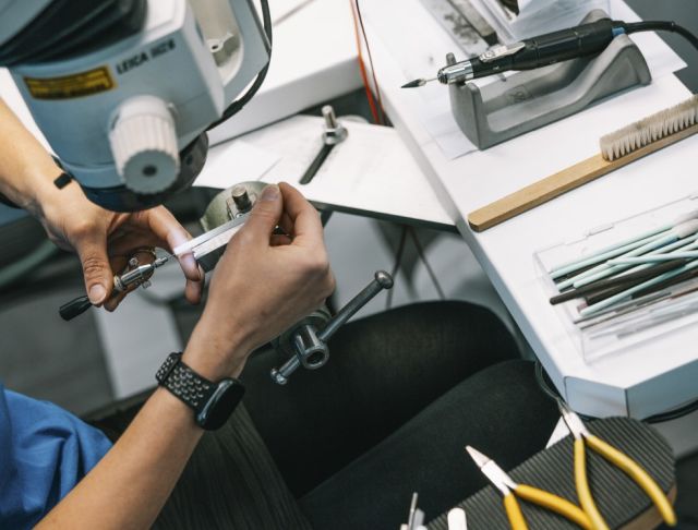 Einblick in die Produktion