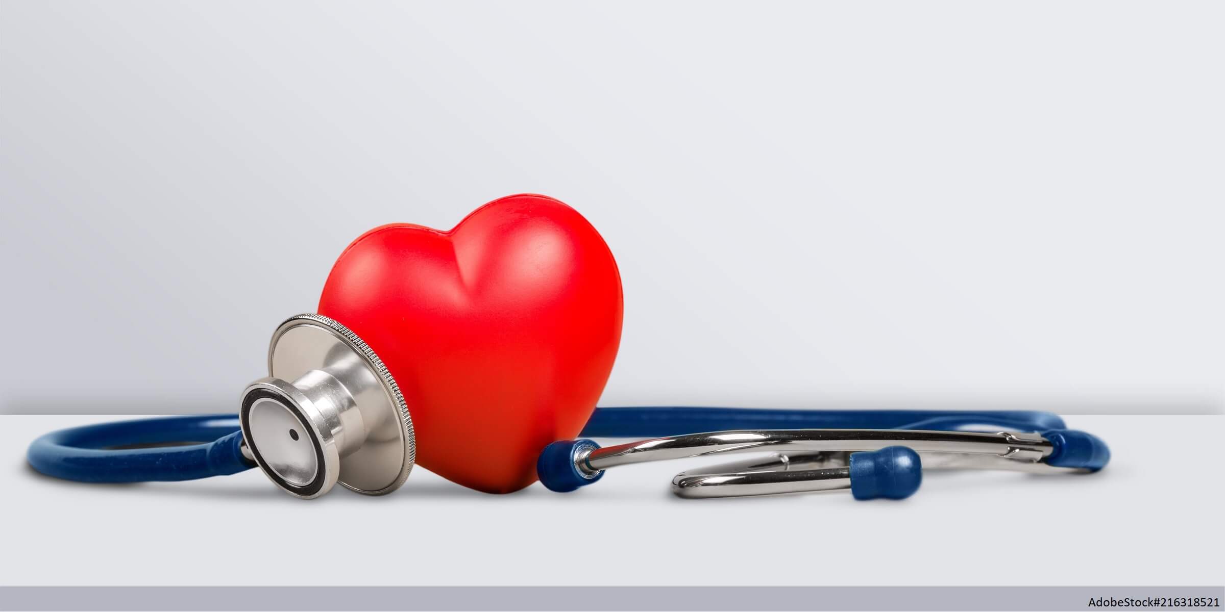 Herz und Stethoskop