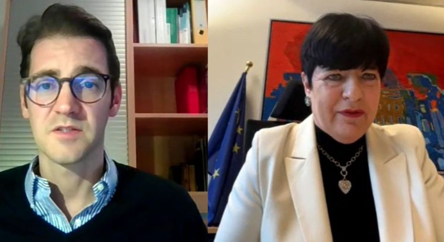 Als Verfechter der GOÄ-Reform präsentierten sich Christine Aschenberg-Dugnus, MdB für die FDP, Mitglied im Ausschuss für Gesundheit, sowie CSU-MdB Dr. Stephan Pilsinger. (Quelle: Hausärzteverband HÄV)