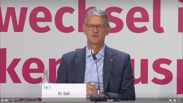 Der Vorstandsvorsitzende der Deutschen Krankenhausgesellschaft, Dr. Gerald Gaß, fordert eine Reform der Krankrankenhausreform. (Foto: DKG)