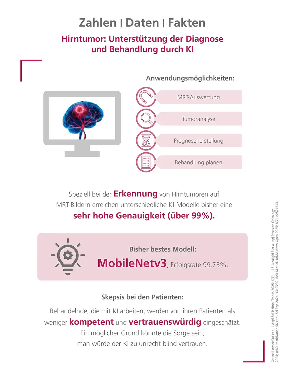 Hirntumor: Unterstützung der Diagnose und Behandlung durch KI