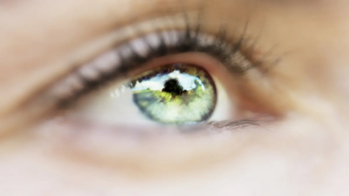 Symbolfoto Auge Frau. Stock Photo Corbis Images