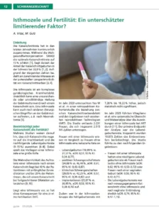 Isthmozele und Fertilität - Heftseite