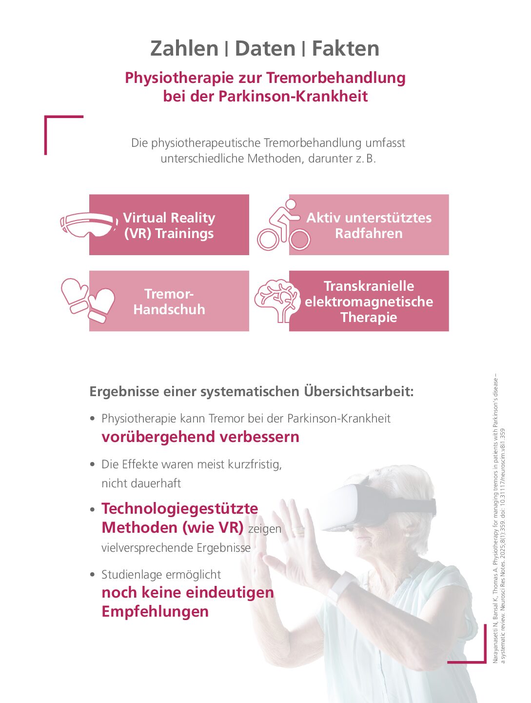 Physiotherapie zur Tremorbehandlung bei der Parkinson-Krankheit