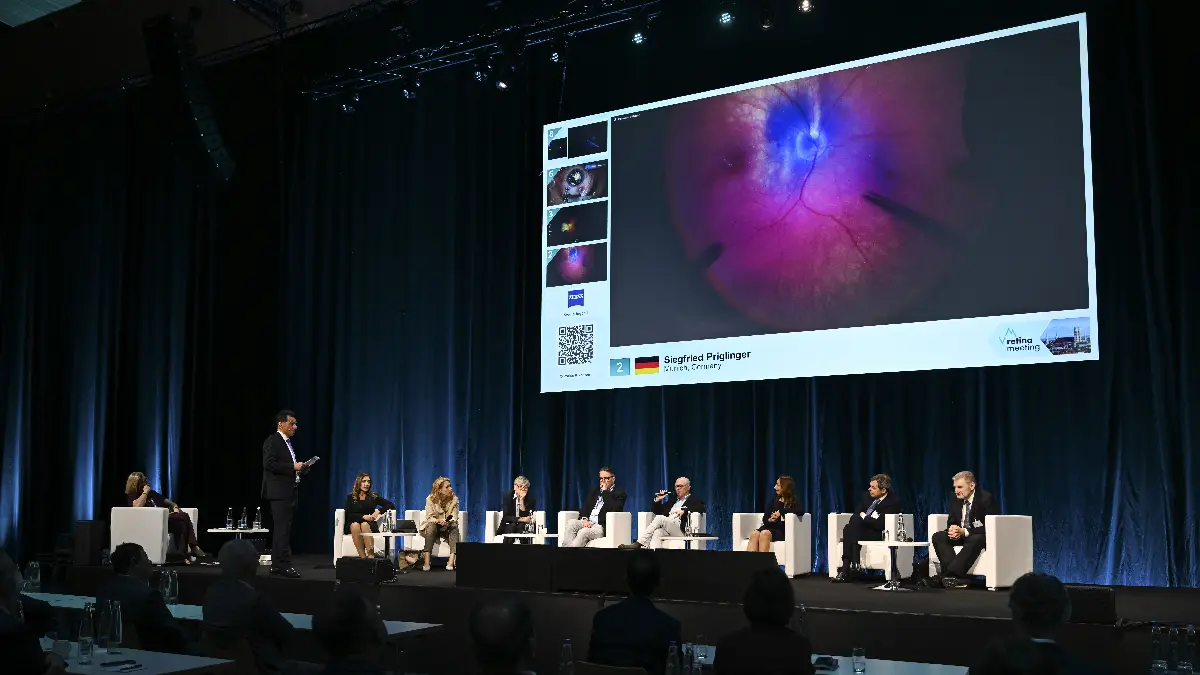 Live OP an Baby bei VM Retina Meeting
