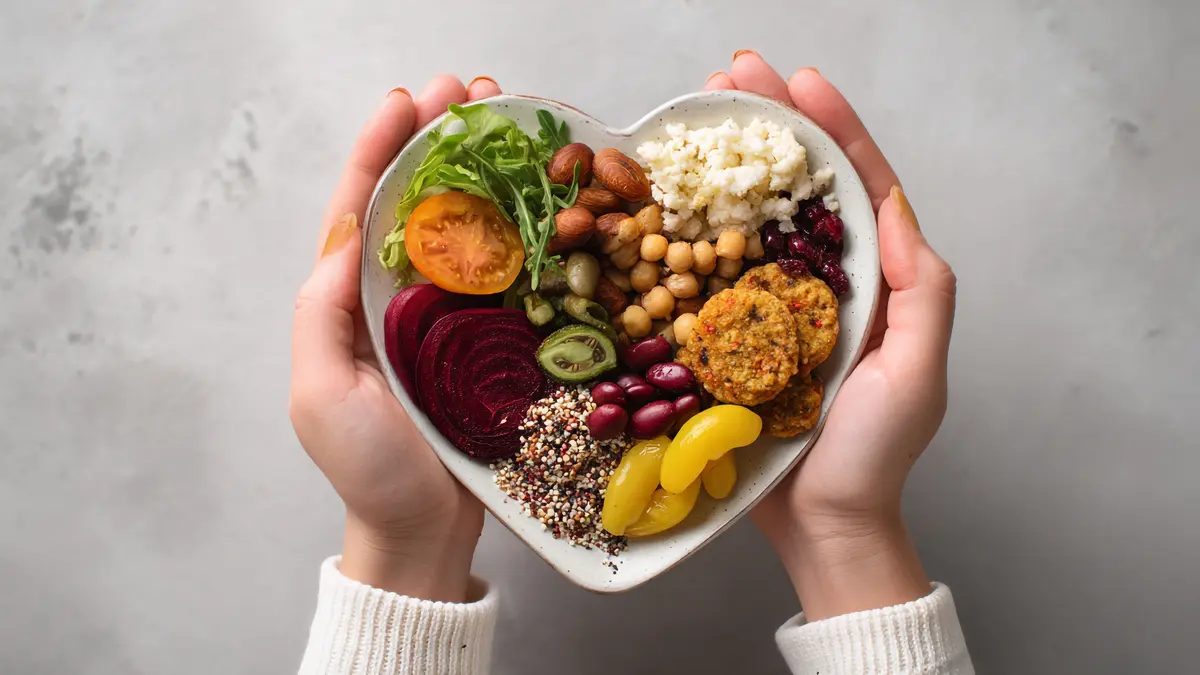 Übersicht glutenfreier Lebensmittel: Reis, Quinoa, frisches Gemüse und Obst als Basis der Ernährung bei Glutenunverträglichkeit