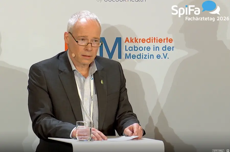 Dr. Peter Kollenbach, Vizepräsident des BvDU ((©: SpiFa): „Hybrid-DRG ist ein interessantes Geschäft, solange es nicht 2030 auf EBM-Status sinkt“